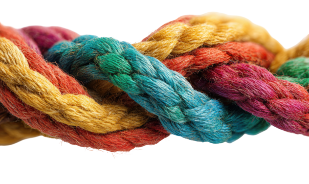 Close-up of colorful braided rope (1)