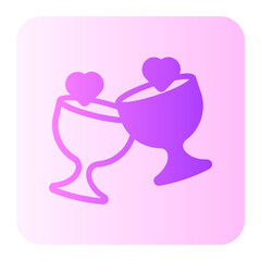 Wine gradient icon