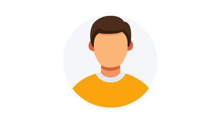 Simple person icon vector