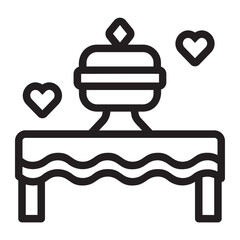 Table line icon