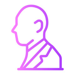 Groom gradient icon