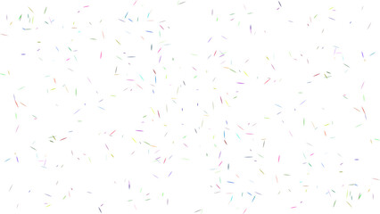 colorful confetti line design element