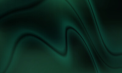 Obraz premium Dark teal emerald green silk satin. Shiny smooth fabric. Soft folds. Luxury background with space for design. web banner. Flat lay, top view table. Birthday, Christmas, Valentine, New year.