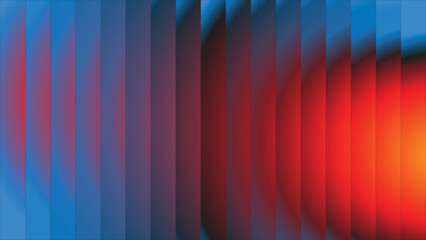 Modern gradient poster background vector set. Abstract cover template with monotone perspective geometric prism shape and halftone. Ideal design for social media, cover, banner, flyer