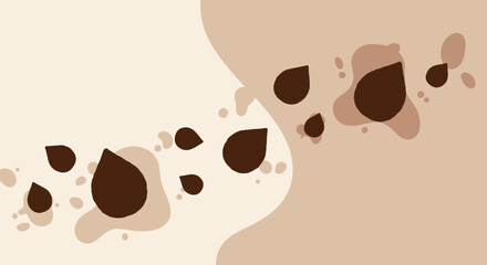 Obraz premium Abstract Composition Detailing Earthy Tones and Unique Visuals Perfect for Design Concepts