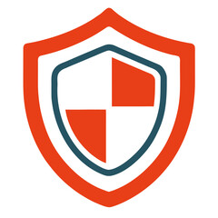 Protection shield icon. A protection sign.