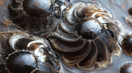 dark metallic swirling liquid abstract texture