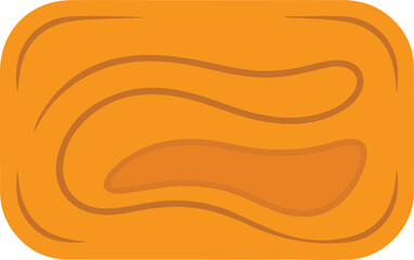 Vector illustration of a soap on transparent background