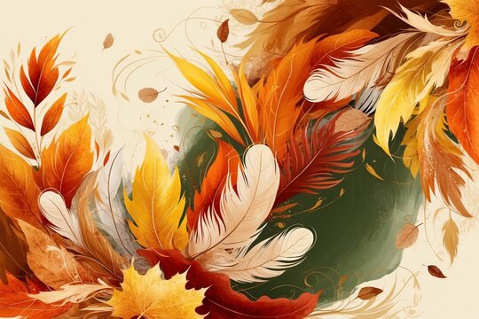 Thanksgiving Wallpaper, Thanksgiving Background, Festive Thanksgiving Digital Paper, Abstract Thanksgiving Background, Autumn Fall Background