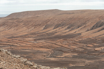 Valle de Vallebr&oacute;n, paisaje &aacute;rido del norte de Fuerteventura