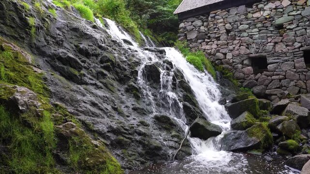 Rottle Vattenfall Waterfall in Sweden