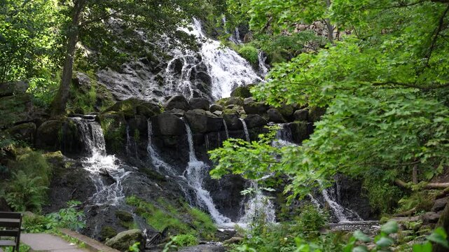 Rottle Vattenfall Waterfall in Sweden