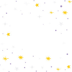 Stars Confetti New Year decoration 