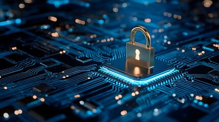 Cyber security background computer security lock icon digital security security icon data security .ai generate