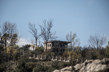 Shusha City after the Karabakh war. Shusha, Azerbaijan.