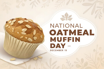 "National Oatmeal Muffin Day: A Deliciously Textured Celebration of Wholesome Baking"