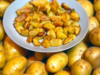Patate Arrosto su un Letto di Patate Crude, 211d