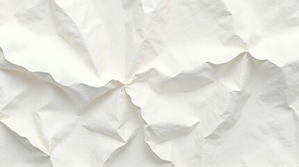 Obraz premium Stunning abstract white crumpled paper texture with dramatic shadows and highlights creating dynamic depth and modern elegance for design projects