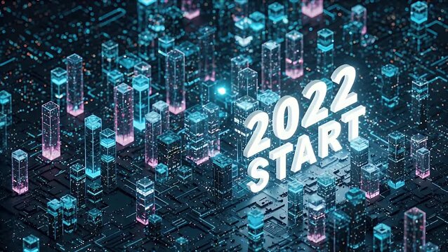 2022 Start: Digital Technology Network Future Concept