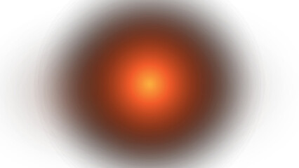 A bright yellow-orange radial gradient that fades slowly to dark brown and a plain light gray background. Perfect for light, heat, or focus effects.