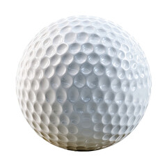 Close-up of a white golf ball