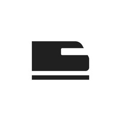 Train, linear icon. Railway transport and travel concept. Line with editable stroke.