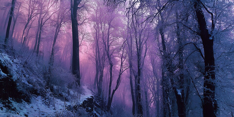 morning in the forest