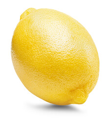 lemon isolated on white background. Clipping path