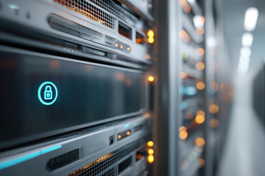 Secure server racks in a modern data center