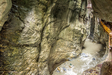 Liechtensteinklamm (Liechtenstein Gorge) in St Johann im Pongau, Austria