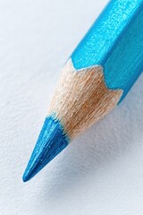 Closeup of cyan Pencil Point 