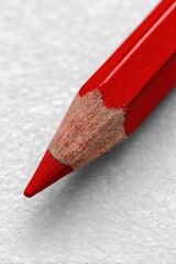 Closeup of red Pencil Point 