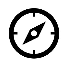 compass icon, navigation icon, direction symbol, wayfinding icon, gps icon, map navigation icon, compass rose, orientation tool, travel navigation icon, north indicator, digital compass, location find