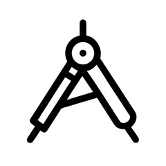 drafting compass, technical drawing tool, geometry compass, precision drawing instrument, engineering compass, architect compass, mechanical drawing compass, drawing compass icon, geometry tool icon, 