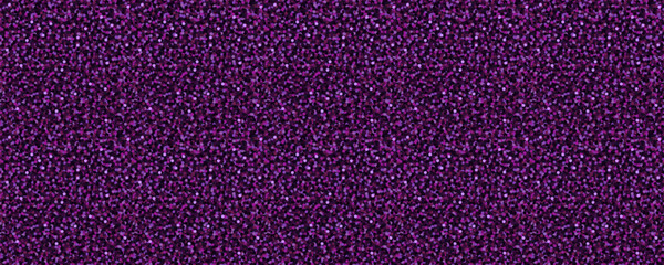 Purple glitter seamless pattern with sparkling dots in deep violet shades. Vector sequin texture in shiny mosaic style, for festive packaging, wrapping, or decorative backgrounds. Drag to swatches