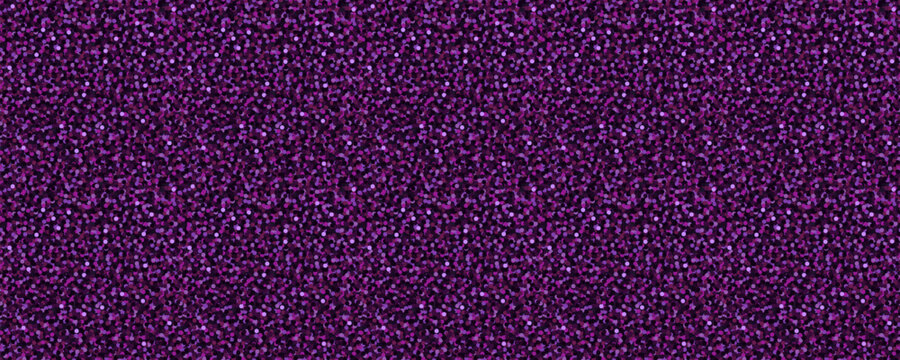 Purple glitter seamless pattern with sparkling dots in deep violet shades. Vector sequin texture in shiny mosaic style, for festive packaging, wrapping, or decorative backgrounds. Drag to swatches