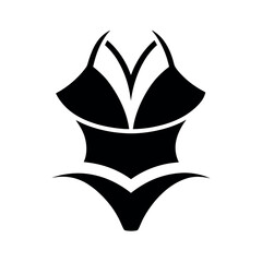 Swimwear Silhouette Vector Illustration