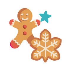 Fototapeta premium christmas cookies icon, holiday cookie symbol, festive biscuit icon, gingerbread cookie icon, seasonal treat icon, winter holiday sweets, christmas bakery icon, holiday dessert icon, gingerbread man 