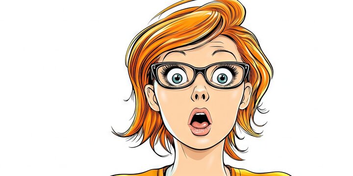 confused woman head and shoulders