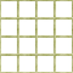 Christmas green checkered pattern, lines. Hand-drawn watercolor illustration isolated from background. Rectangular seamless print for textiles, fabrics, packaging, clothing printing new year halloween