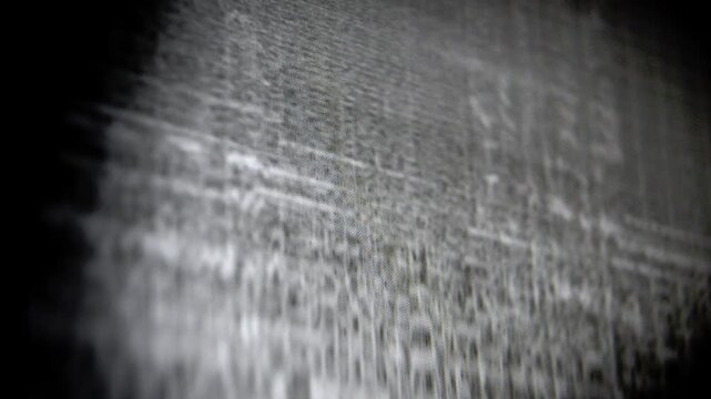 The audio visual - scrolling spectrogram