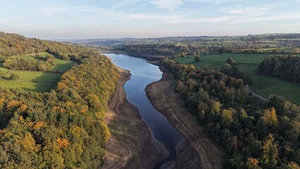 Loxley Valley: Natural Reservoir with Low Water Levels