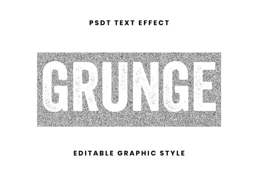 Grunge Noise Text Effect