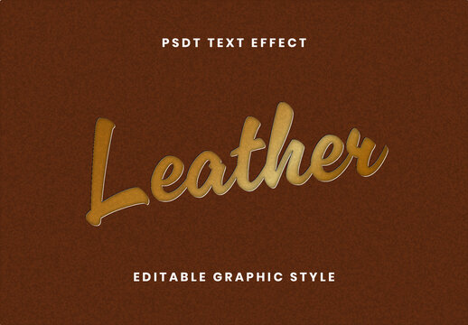 Gold Old Debossed Golden Leather Text Effect Retro Script Font