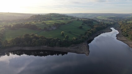 Loxley Valley, Sheffield: Reservoir at Low Level