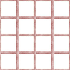 Watercolor seamless pattern purple pink checkered lines. Hand-drawn illustrations isolated from background. Rectangular print for textiles, fabrics, packaging, apparel, printing, Halloween.