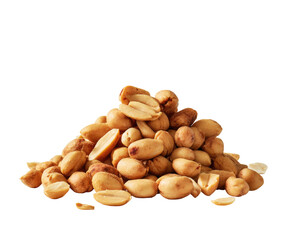 Obraz premium A pile of roasted peanuts