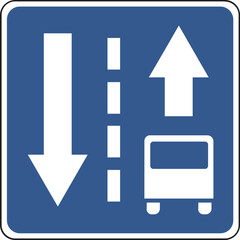 Collection of warning, mandatory, prohibition and information traffic signs. European traffic signs collection. Vector illustration. Vector illustration of a street road sign indicating a parking.