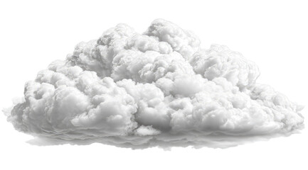 A large, fluffy, gray-white cloud (1)