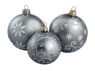 New Year's toys balloons on png transparent background 